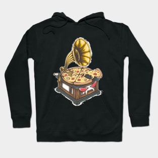 gramophone pizza Hoodie